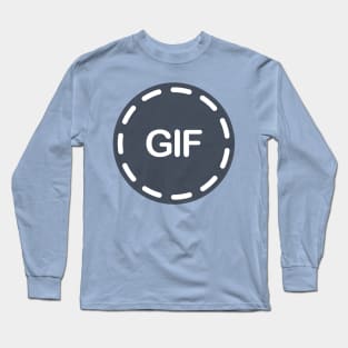 GIF Icon Long Sleeve T-Shirt